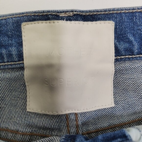 Mother Jean Women Size 25 High Waist Rider Skimp Medium Wash 5 pockets fly zip - Picture 10 of 12